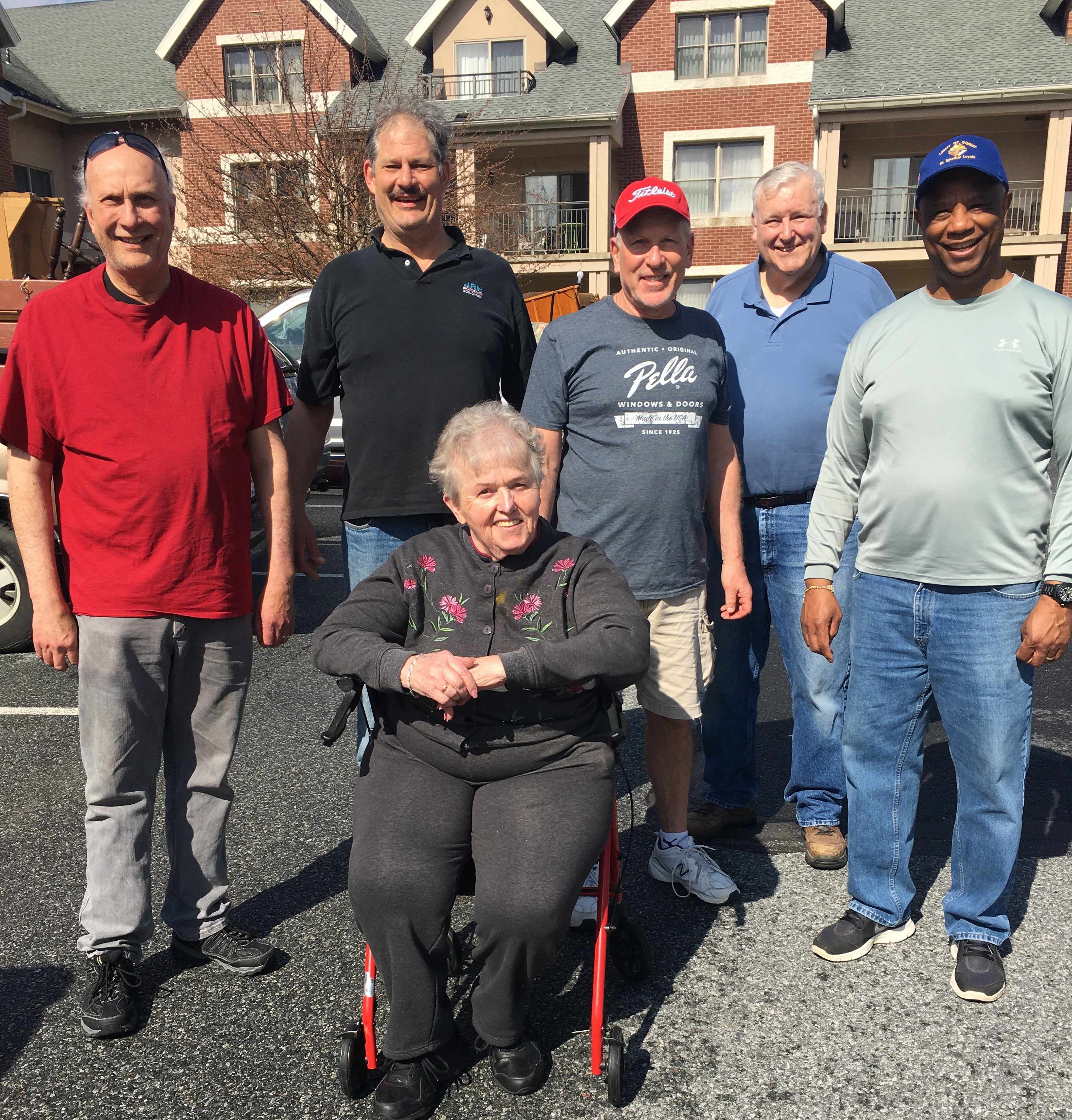 Members of the Knights helped the widow of one of our Knights move into a retirement home over the weekend.